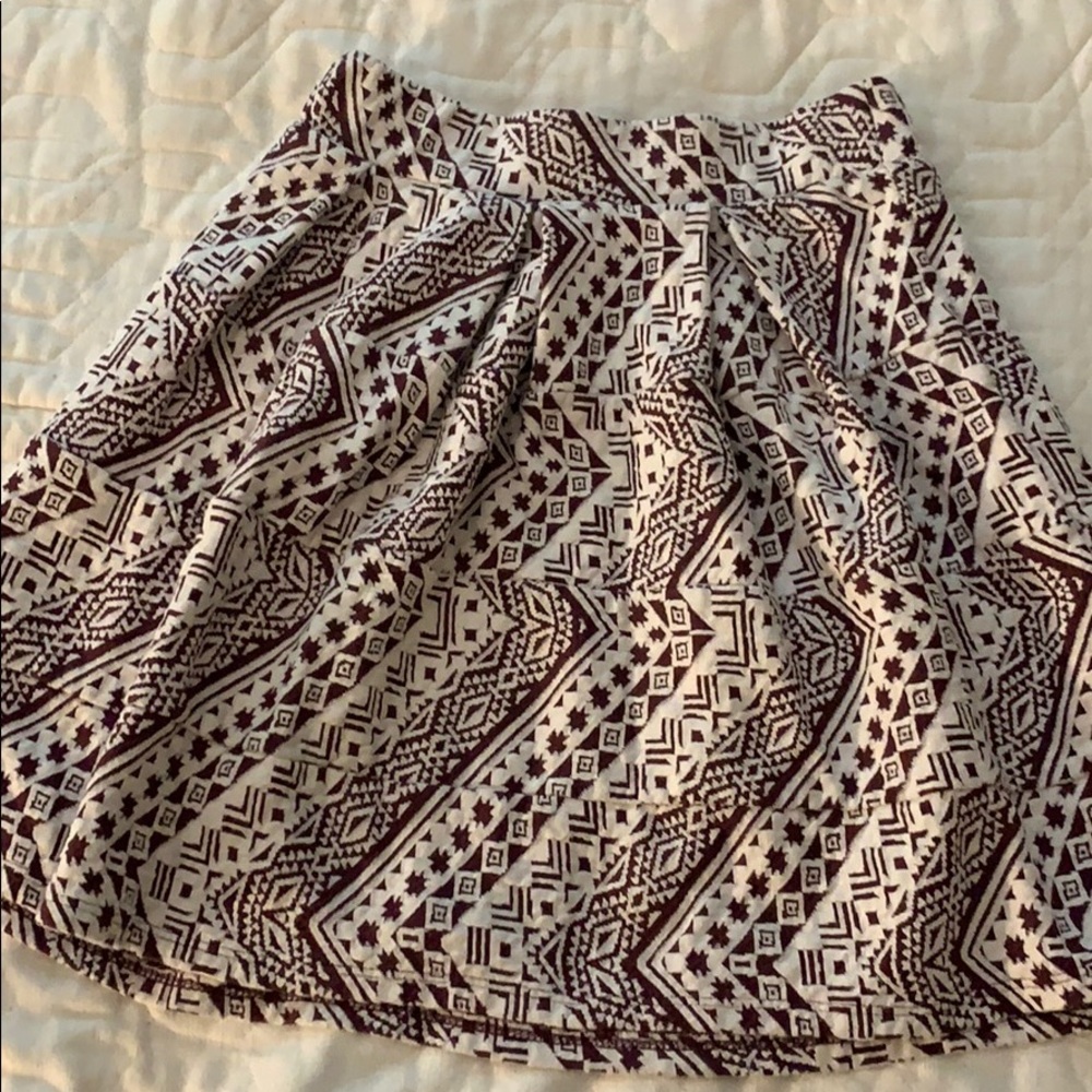Bohemian mini skirt